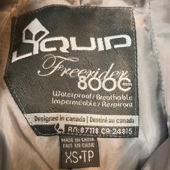 EUC LIQUID FREERIDER SNOW PANTS YOUTH XS - Picture 6 of 8